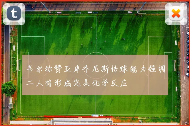 韦尔称赞亚库乔尼斯传球能力强调二人将形成完美化学反应